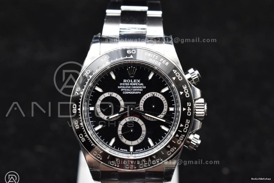 On 126500 BTF 1:1 Black SS Steel 777 Dial Bracelet DD Daytona 904L Best TechFriendly Edition 1113